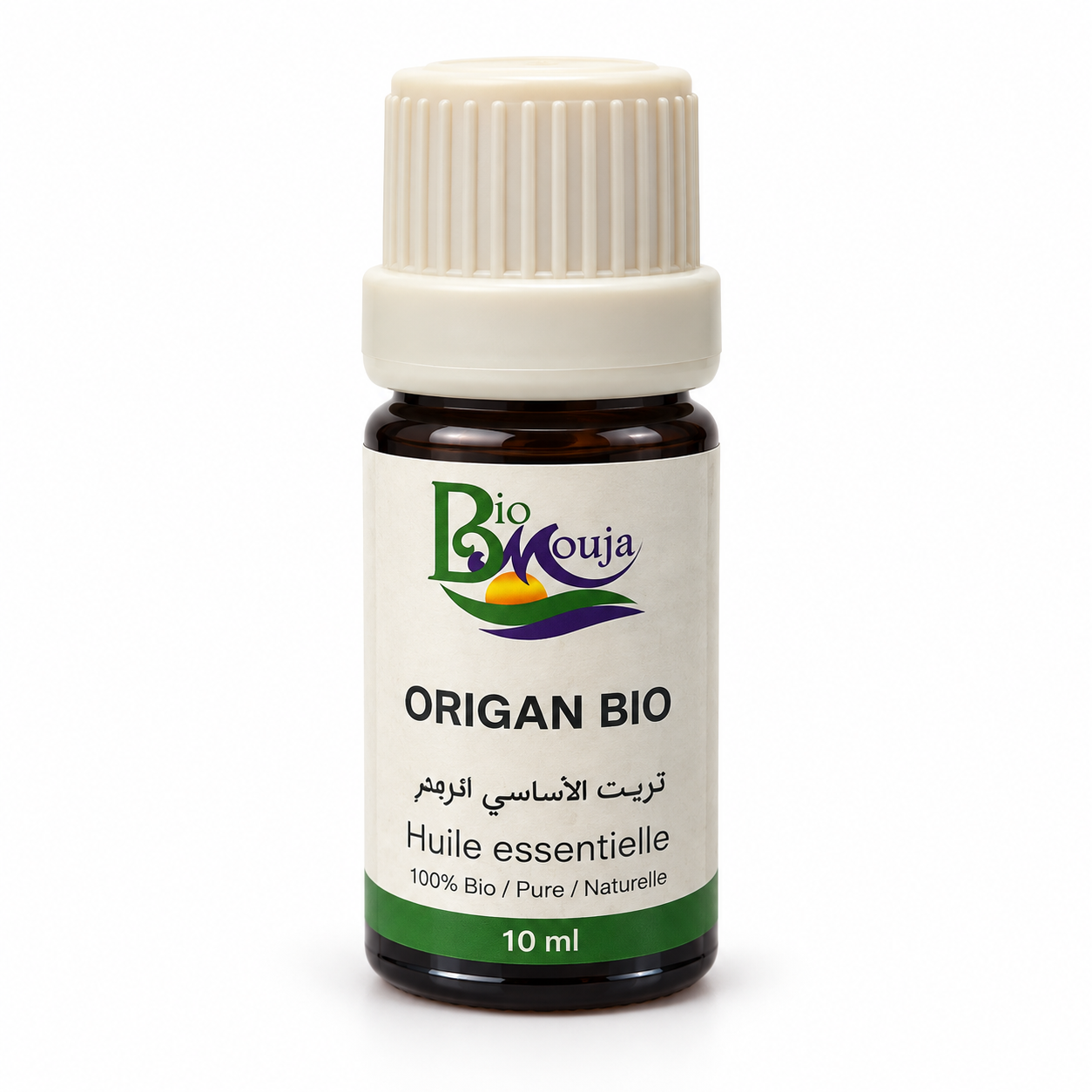 Huile essentielle d’origan bio — Flacon goutteur brun · 10 ml
