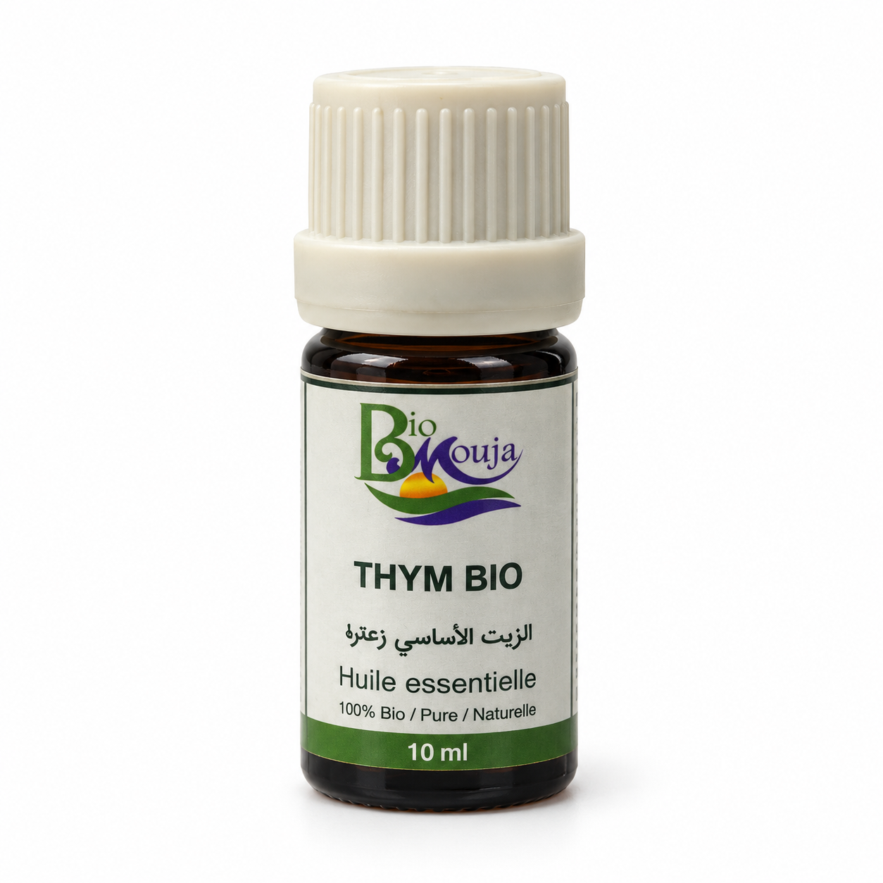 Huile essentielle de thym bio — Flacon goutteur brun · 10 ml