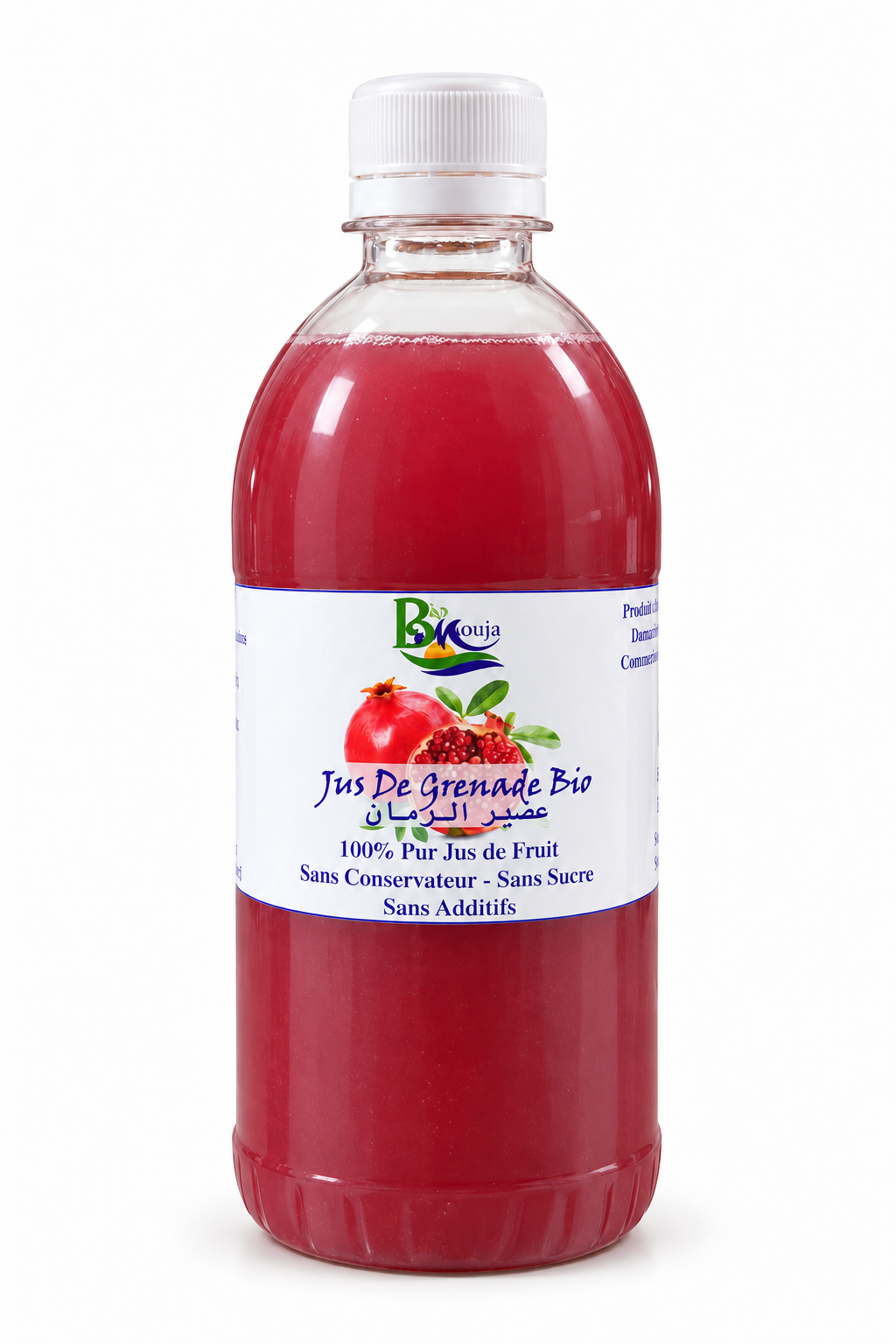 Jus de grenade bio surgelé — Sans additif · bouteille 500 ml