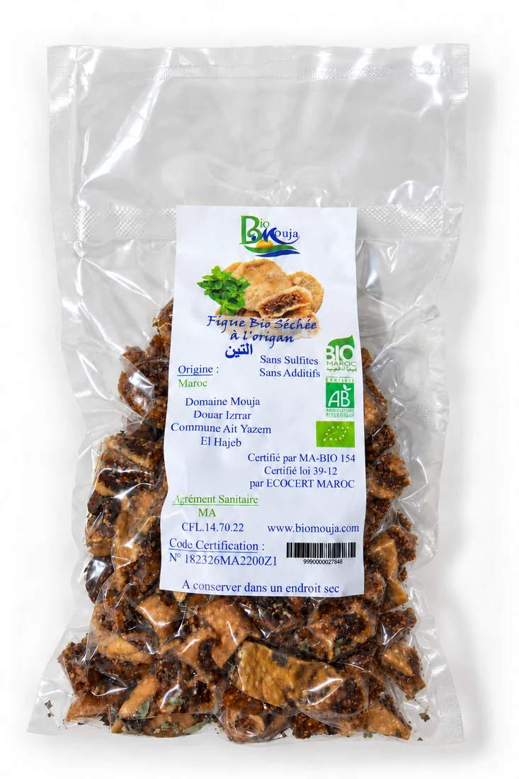 Figues séchées bio à l’origan — Sous vide · 250 g