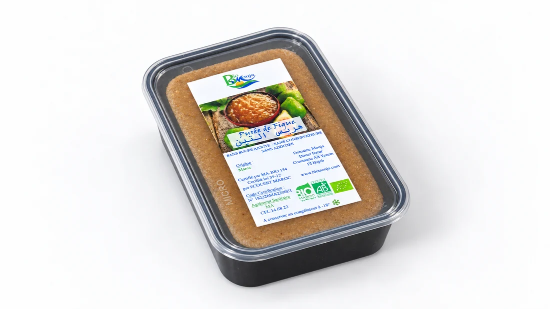 Vue 2 de Purée de figue bio surgelée