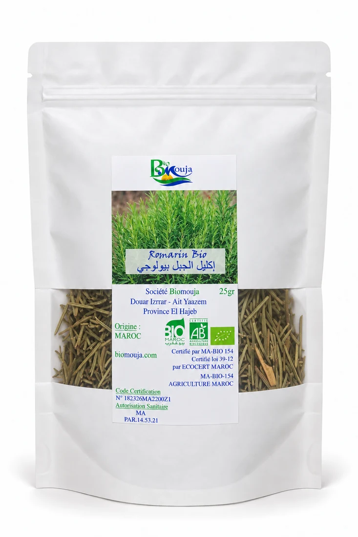 Romarin séché bio — Sachet · 25 g