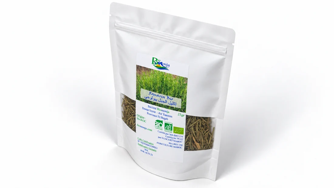 Vue 2 de Romarin séché bio