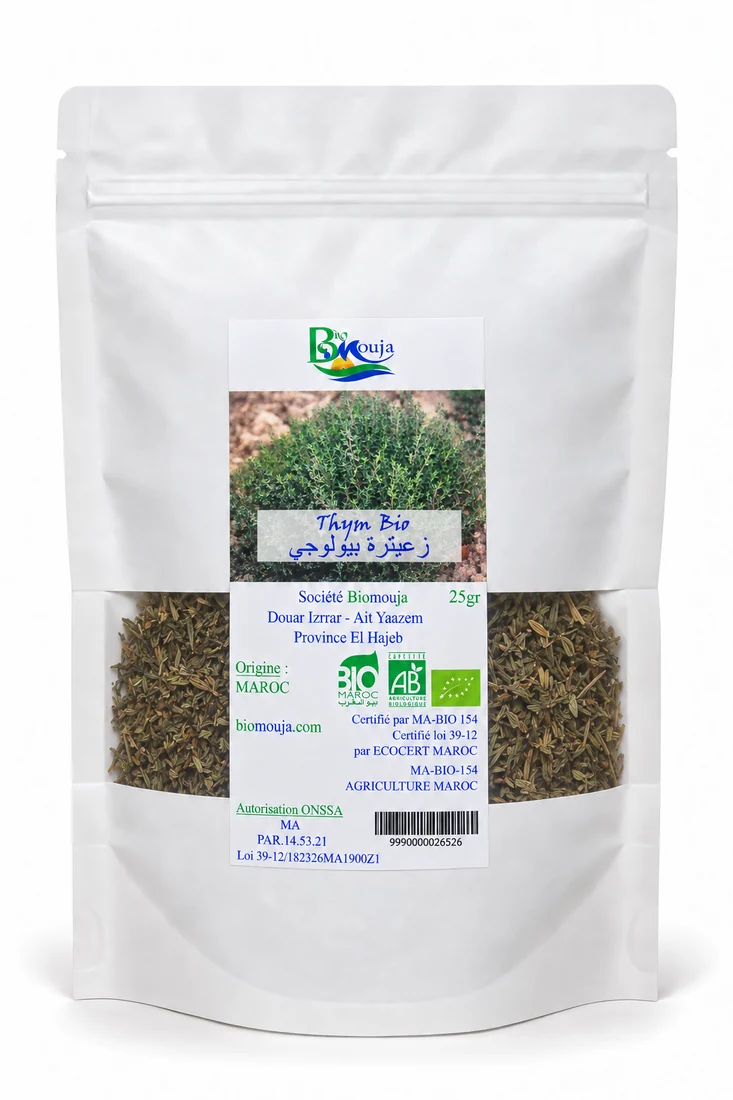 Thym séché bio — Sachet · 25 g